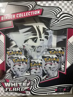 Pokemon TCG Scarlet Violet White Flare Binder Collection Box - NEW - Image 1