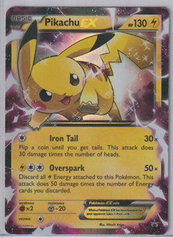 Pikachu ex XY84 Pokemon XY Black Star Promo - Image 1