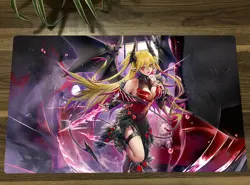 WVICM Playmat Lacrima the Scarlet Sorrow TCG CCG Trading Card Game Mat Free Bag - Image 1