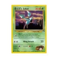 Pokemon Pokemon Gym Heroes Brock's Zubat (24) (R) #24 EX - Image 1
