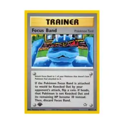 Pokemon Pokemon Neo Genesis Focus Band (R) #86 (1st Ed) EX - Image 1