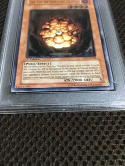 Yugioh PSA10 Gaia Soul the Combustible Collective Old Asia English Ultimate Rare - Image 4