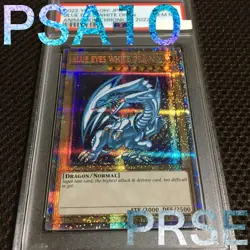Yugioh PSA10 Blue-Eyes White Dragon English Version Prismatic Secret Rare - Image 1