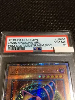 Yu-Gi-Oh! Yugioh PSA10 Dark Magician Girl 20th Secret Rare DMMD - Image 3
