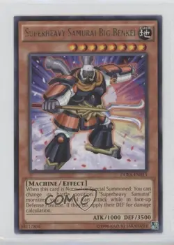 Superheavy Samurai Big Benkei Unlimited YuGiOh Duelist Alliance #DUEA-EN013 1s3 - Image 1