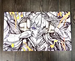 O-P OPCG TCG CCG Play Pad Uta Table Playmat Trading Card Game Mat With Bag - Image 1