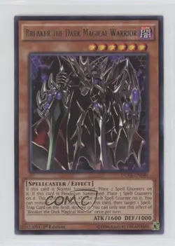 Breaker the Dark Magical Warrior (R) Unlimited YuGiOh Duelist Alliance 1s3 - Image 1