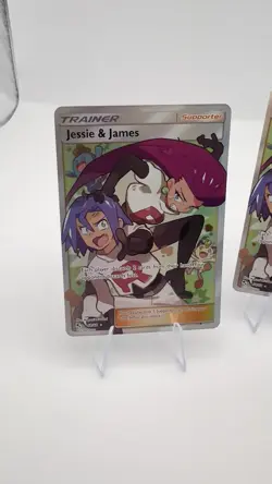 Pokemon TCG Jesse And James Full Art Trainer Card 68/68 Hidden Fates - Image 2