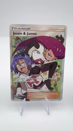 Pokemon TCG Jesse And James Full Art Trainer Card 68/68 Hidden Fates - Image 4
