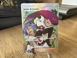 Pokemon TCG Jesse And James Full Art Trainer Card 68/68 Hidden Fates - Image 1