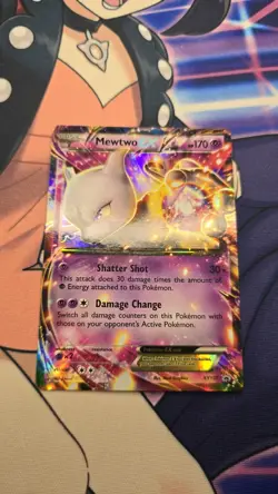 Pokemon Mewtwo EX XY107 Promo Card - Image 1