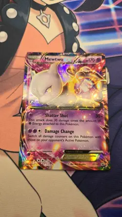 Pokemon Mewtwo EX XY107 Promo Card - Image 2