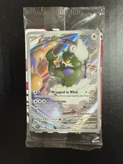 Tornadus Pokemon Center White Flare Black Star Promo SVP EN 210 Sealed Card - Image 1