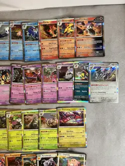 Pokemon Holo 34 Card Lot Scarlet and Violet Era NM Fire Fighting Normal Psychic - Image 3