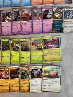 Pokemon Holo 34 Card Lot Scarlet and Violet Era NM Fire Fighting Normal Psychic - Image 5