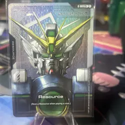 Resource Wing Gundam Zero Foil - R-004 C+ NM - Gundam TCG Card Game Holo Trading - Image 1