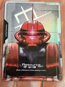Resource Char's Zaku II Foil - R-005 C+ NM - Gundam TCG Trading Card Game - Image 1