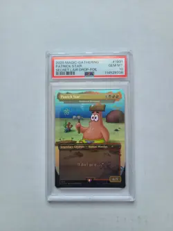 MTG Patrick Star FOIL PSA 10 GEM MINT Spongebob Magic Card SLD #1931 - Image 2