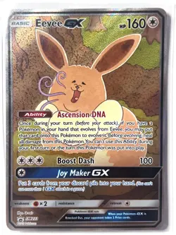 Pokemon TCG Eevee GX SM233 Full Art Promo Black Star Ultra Rare Holo Card - NM - Image 1