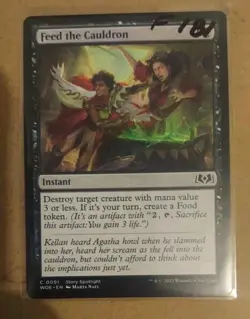 Feed the Cauldron (091) Wilds of Eldraine WOE MTG Magic - Image 1