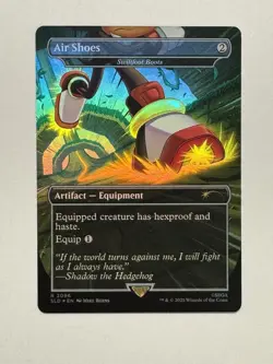 MTG - Air Shoes (Swiftfoot Boots) - SLD Sonic x Secret Lair Drop Foil 2096 Rare - Image 1