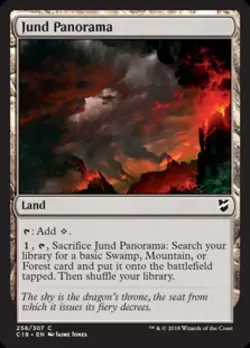 Jund Panorama - Light Play MTG Commander 2018 - Image 1