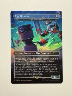 MTG - Egg Hammer (Myr Battlesphere) - SLD Sonic x Secret Lair Drop Foil 2097 - Image 1