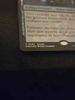 Emissary Escort - #399 Foil * Promo * - Edge Of Eternities- Mtg - Image 2