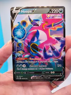 Hoopa V SWSH176 Black Star Promo Holo Ultra Rare Pokemon TCG Card NM Fresh Pull - Image 5