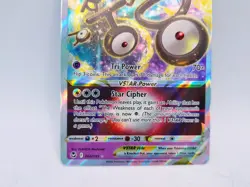 Unown VSTAR 066/195 Holo Ultra Rare Silver Tempest Pokemon Card NM Fresh Pull - Image 3