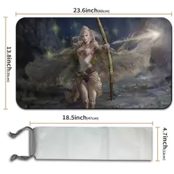 Rosa, Resolute White Mage - Magic The Gathering MTG Playmat TCG CCG MTG Playmat - Image 2