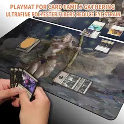 Rosa, Resolute White Mage - Magic The Gathering MTG Playmat TCG CCG MTG Playmat - Image 5