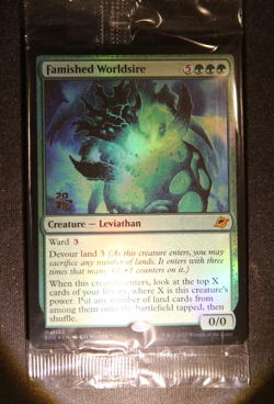 Famished Worldsire FOIL MTG Edge of Eternities Nm/M *ON HAND* Prerelease 2025 - Image 1