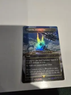 MTG Bhujerba Floating City (City of Brass) Final Fantasy Foil Championship Promo - Image 1