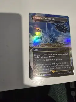 MTG Bhujerba Floating City (City of Brass) Final Fantasy Foil Championship Promo - Image 2