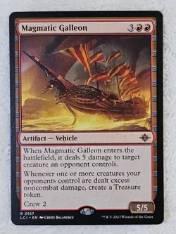 MTG Magmatic Galleon - The Lost Caverns of Ixalan #157 Magic Card Rare NM - Image 2