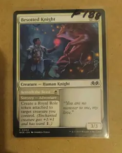 Besotted Knight // Betroth the Beast (004) Wilds of Eldraine WOE MTG Magic - Image 1