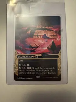 MTG Eldrazi Temple (0014) *Non-Foil* Borderless Edge of Eternities Stellar - Image 1