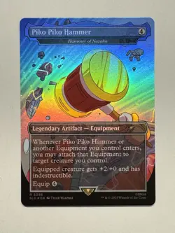 MTG - Piko Piko Hammer (Hammer of Nazahn) - SLD Sonic x Secret Lair Drop Foil - Image 1