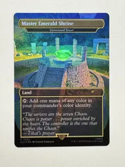 MTG - Master Emerald Shrine (Command Tower) - SLD Sonic x Secret Lair Drop Foil - Image 1