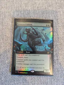 Frenzied Baloth FOIL MTG Edge Of Eternities Rare Borderless 0342 - Image 1