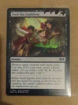 Feed the Cauldron - 91 - WOE - NM - MTG Magic the Gathering - Image 1