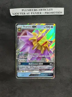 Carte Pokemon Staross GX 14/68 / SL Destinees Occultes SL11.5 FR ultra rare - Image 1