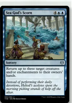 Sea God's Scorn 063/254 MTG Theros Beyond Death Pokemon TCG | Buy 10 Get 10 Free - Image 1