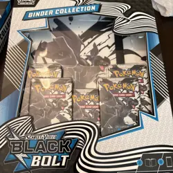 Pokemon TCG Scarlet & Violet 10.5 Black Bolt Binder Collection Box - IN HAND!! - Image 1