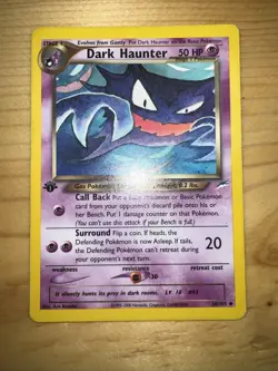 Pokemon TCG - Dark Haunter 1st Edition Neo Destiny 36/105 Uncommon NM/M Rare - Image 1