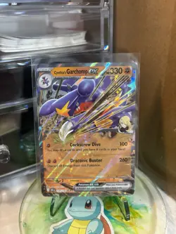 Cynthia's Garchomp ex 104/182 Sv10: Destined Rivals Double Rare Hilo Pokemon TCG - Image 1