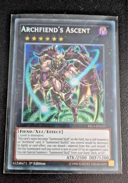 Yugioh - Archfiend's Ascent FIGA-EN033 NM 1st ed Secret Rare - Image 1