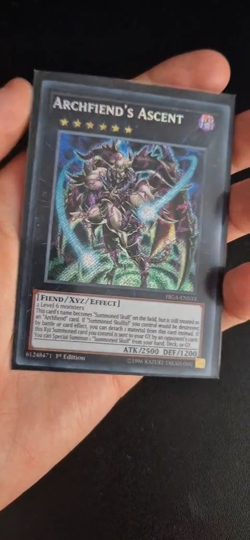 Yugioh - Archfiend's Ascent FIGA-EN033 NM 1st ed Secret Rare - Image 2