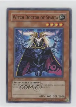 Witch Doctor of Sparta 1st Ed. YuGiOh Gladiator's Assault #GLAS-EN026 2007 0qn - Image 1